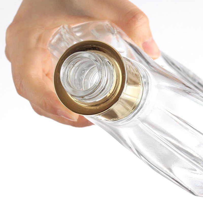 antique glass whiskey bottles