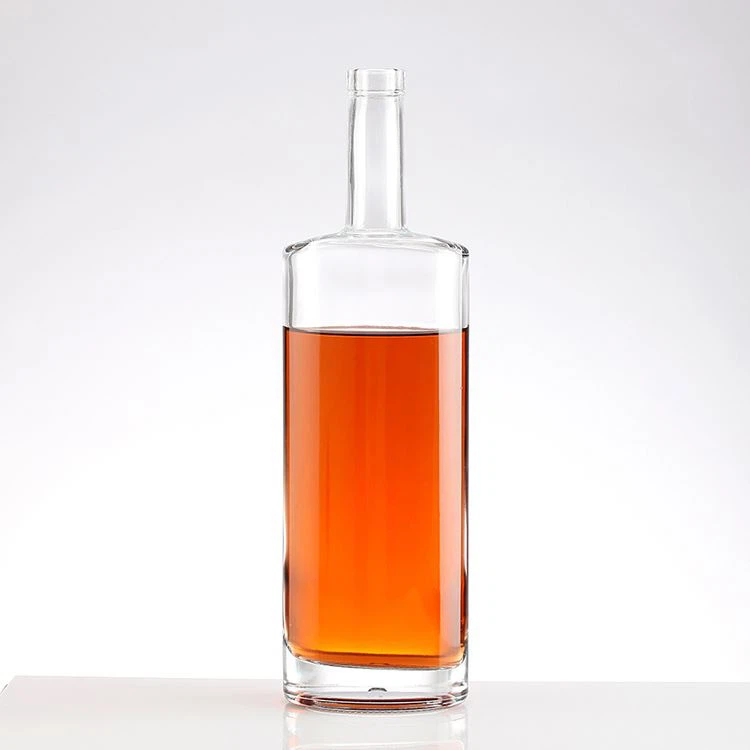 750ml Spirits Wine Use Custom Logo Glass Bottle