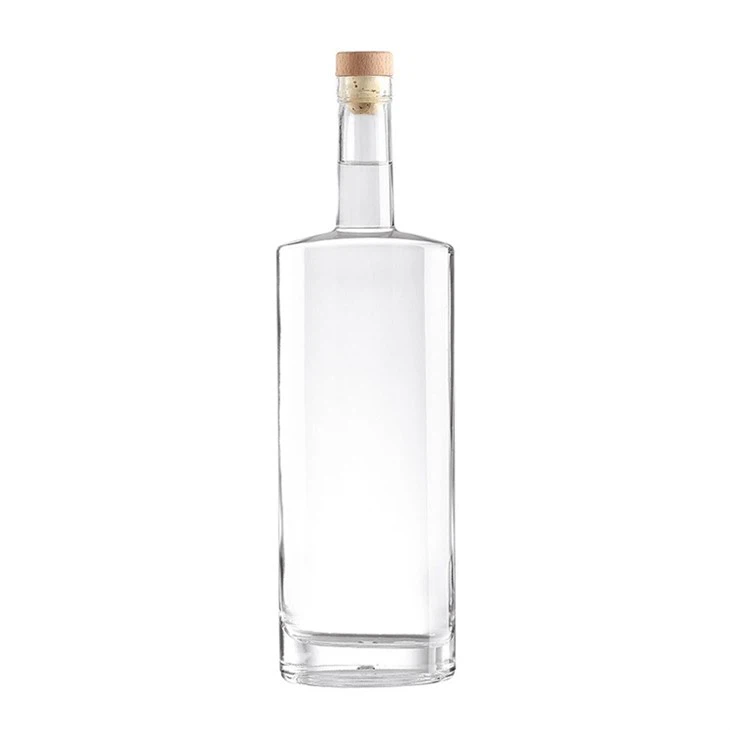 750ml Spirits Wine Use Custom Logo Glass Bottle